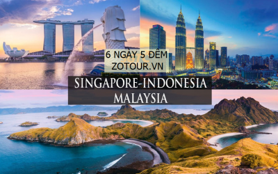 TOUR ĐÀ NẴNG SINGAPORE MALAYSIA INDONESIA 6 NGÀY 5 ĐÊM TRỌN GÓI