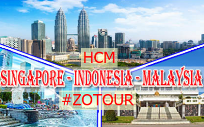 Tour HCM Singapore Malaysia Indonesia 6 ngày du lịch 3 quốc gia