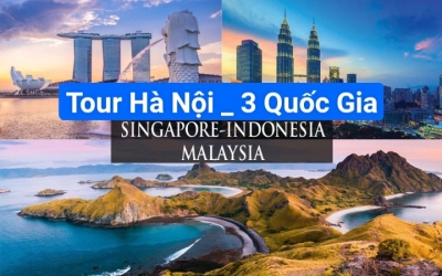 Tour Singapore Malaysia Indonesia 5 ngày 4 đêm từ Hà Nội