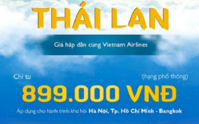 Vé máy bay giá rẻ từ VN đi Thái Lan